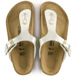 Birkenstock Thong Sandals<Gizeh Kids Electric Metallic Gold