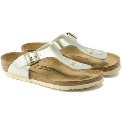Birkenstock Thong Sandals<Gizeh Kids Electric Metallic Gold