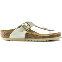 Birkenstock Thong Sandals<Gizeh Kids Electric Metallic Gold