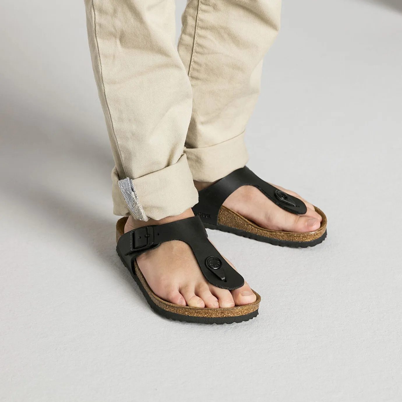 Birkenstock Thong Sandals<Gizeh Kids Black