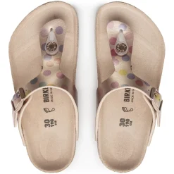 Birkenstock Thong Sandals<Gizeh Kids Bs Electric Metallic Dots Copper