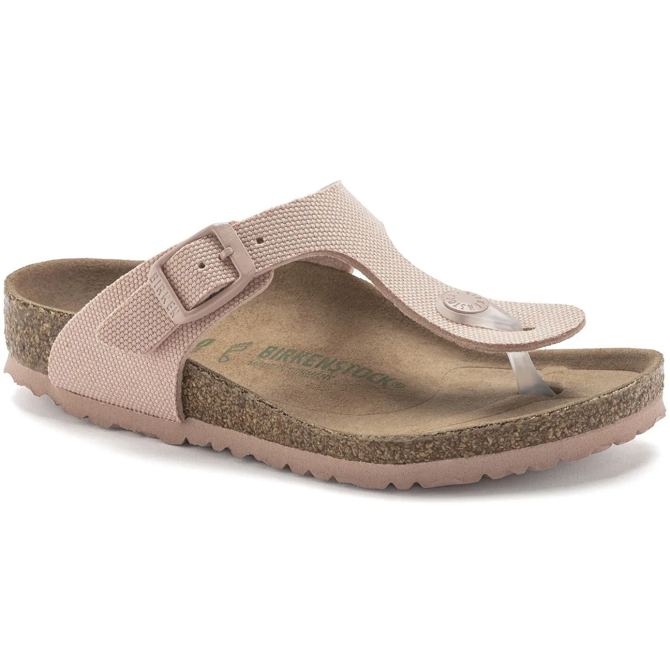 Birkenstock Thong Sandals<Gizeh Kids Rivet Logo Soft Pink