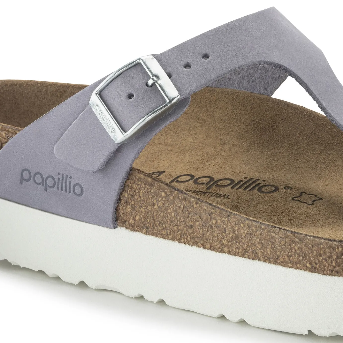 Birkenstock Thong Sandals<Gizeh Platform Purple Fog