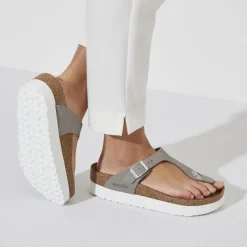 Birkenstock Thong Sandals<Gizeh Platform Dove Gray