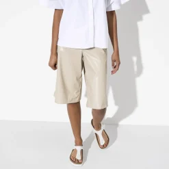 Birkenstock Thong Sandals<Gizeh Platform Vegan White