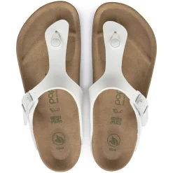 Birkenstock Thong Sandals<Gizeh Platform Vegan White