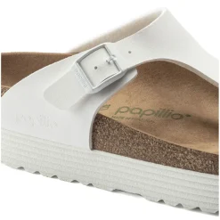 Birkenstock Thong Sandals<Gizeh Platform Vegan White
