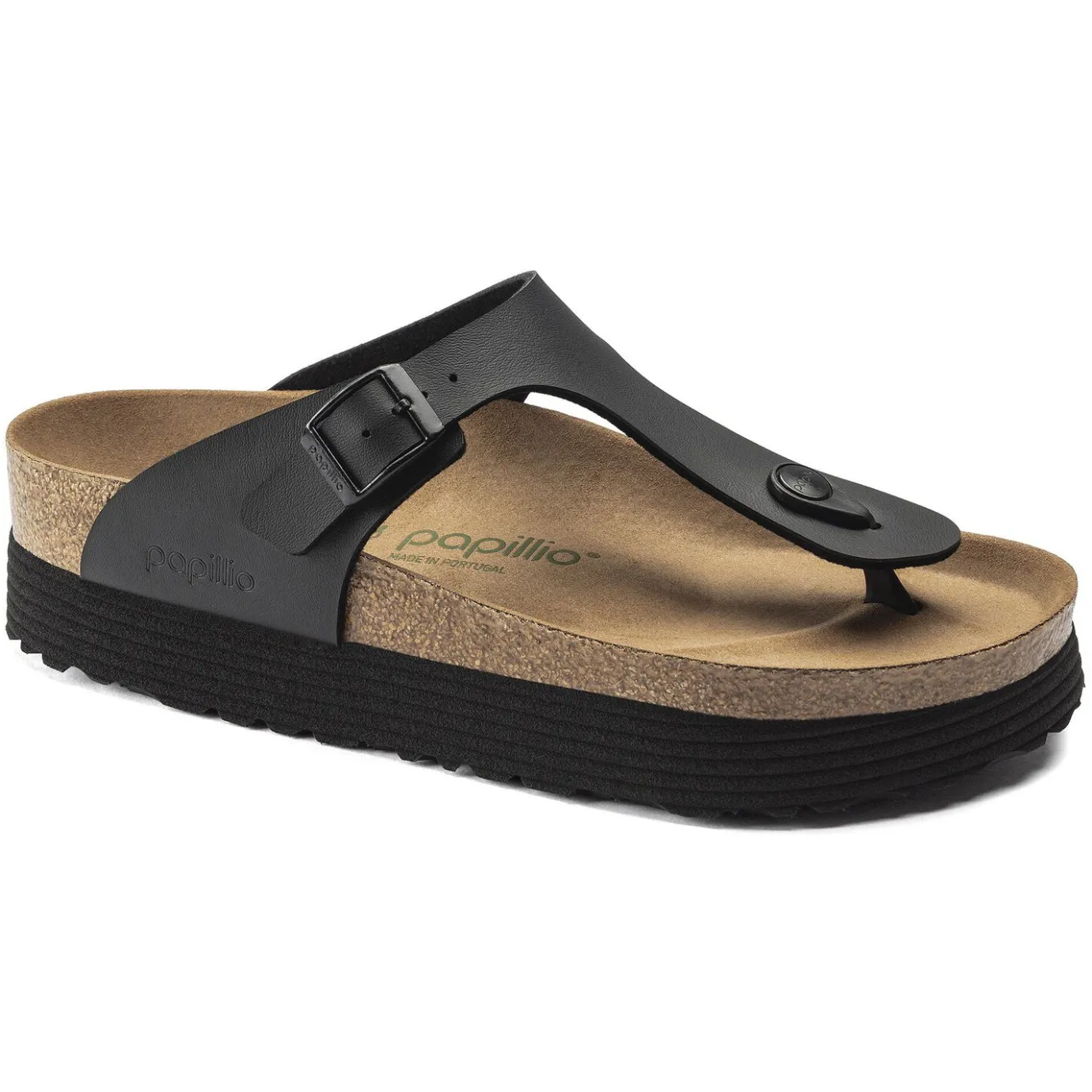 Birkenstock Thong Sandals<Gizeh Platform Vegan Black