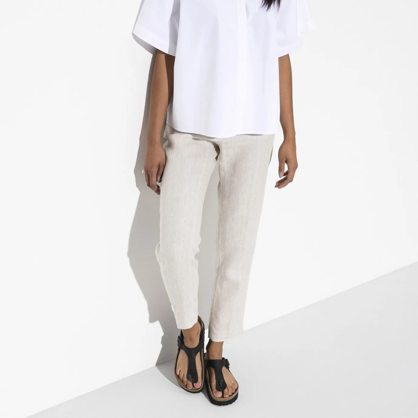 Birkenstock Thong Sandals<Gizeh Platform Vegan Black