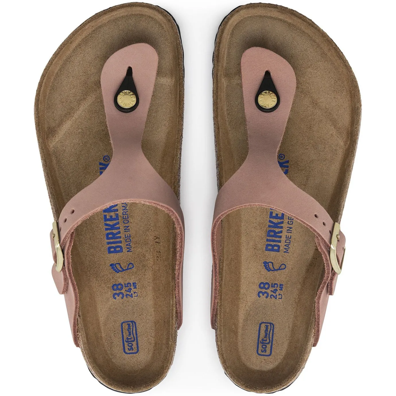 Birkenstock Thong Sandals<Gizeh Soft Footbed Old Rose