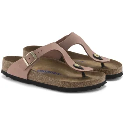 Birkenstock Thong Sandals<Gizeh Soft Footbed Old Rose