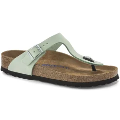 Birkenstock Thong Sandals<Gizeh Soft Footbed Matcha