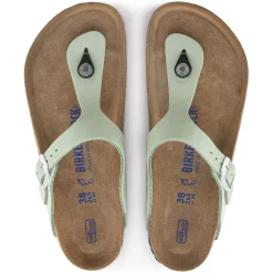 Birkenstock Thong Sandals<Gizeh Soft Footbed Matcha