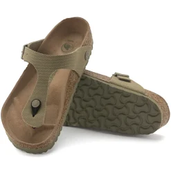 Birkenstock Thong Sandals<Gizeh Vegan Faded Khaki