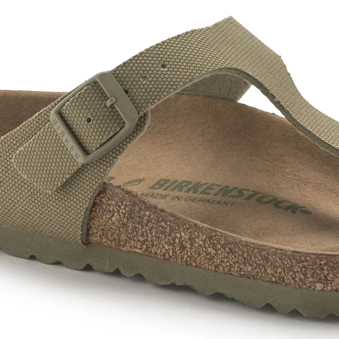 Birkenstock Thong Sandals<Gizeh Vegan Faded Khaki