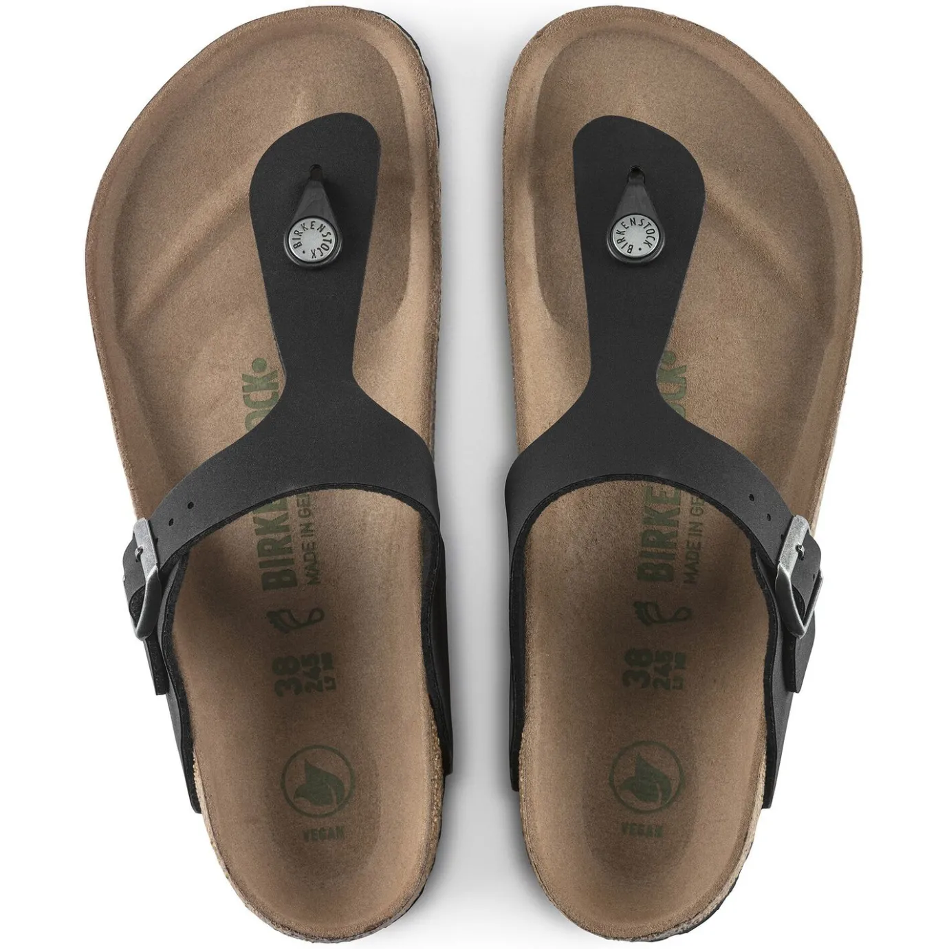 Birkenstock Thong Sandals<Gizeh Vegan Black