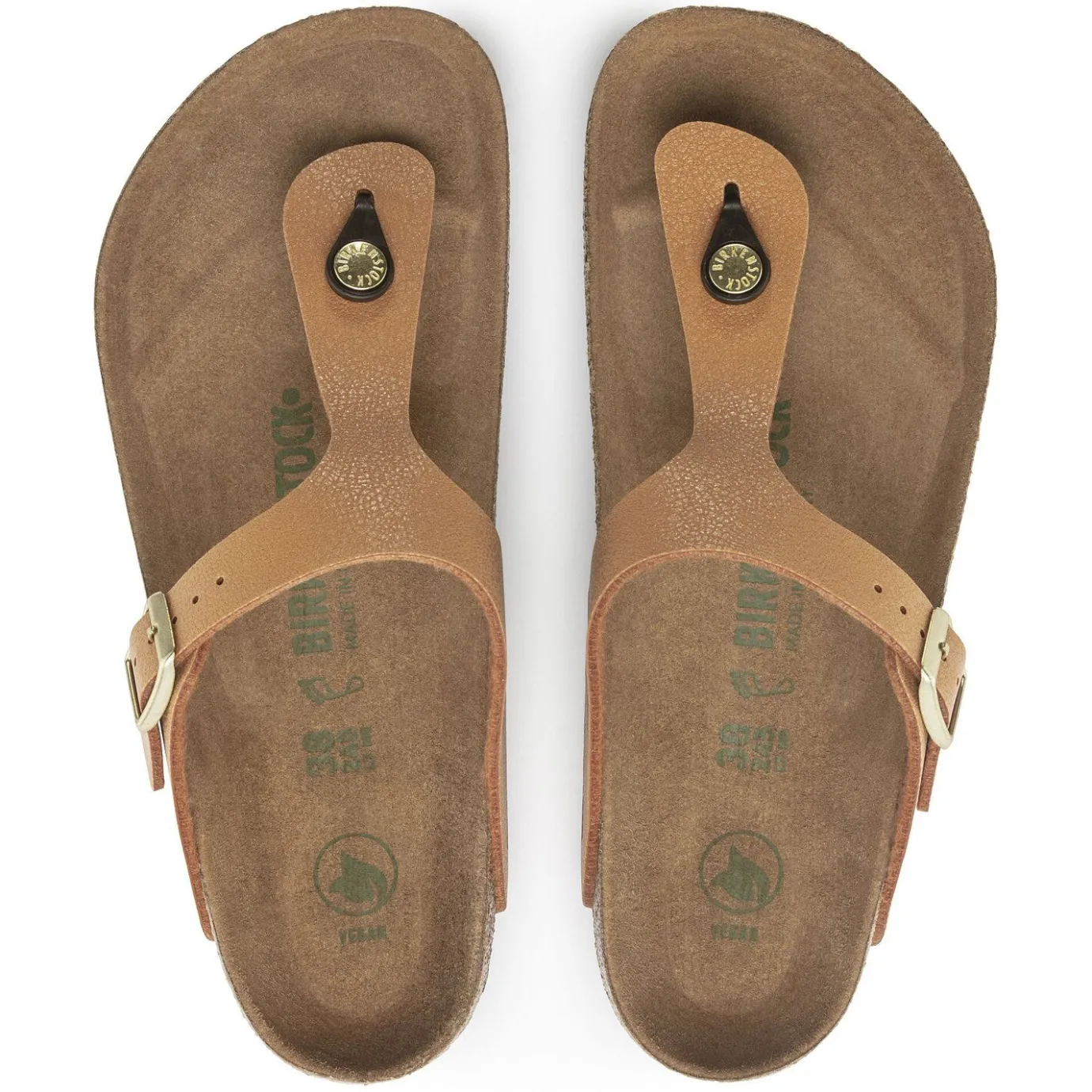 Birkenstock Thong Sandals<Gizeh Vegan Pecan