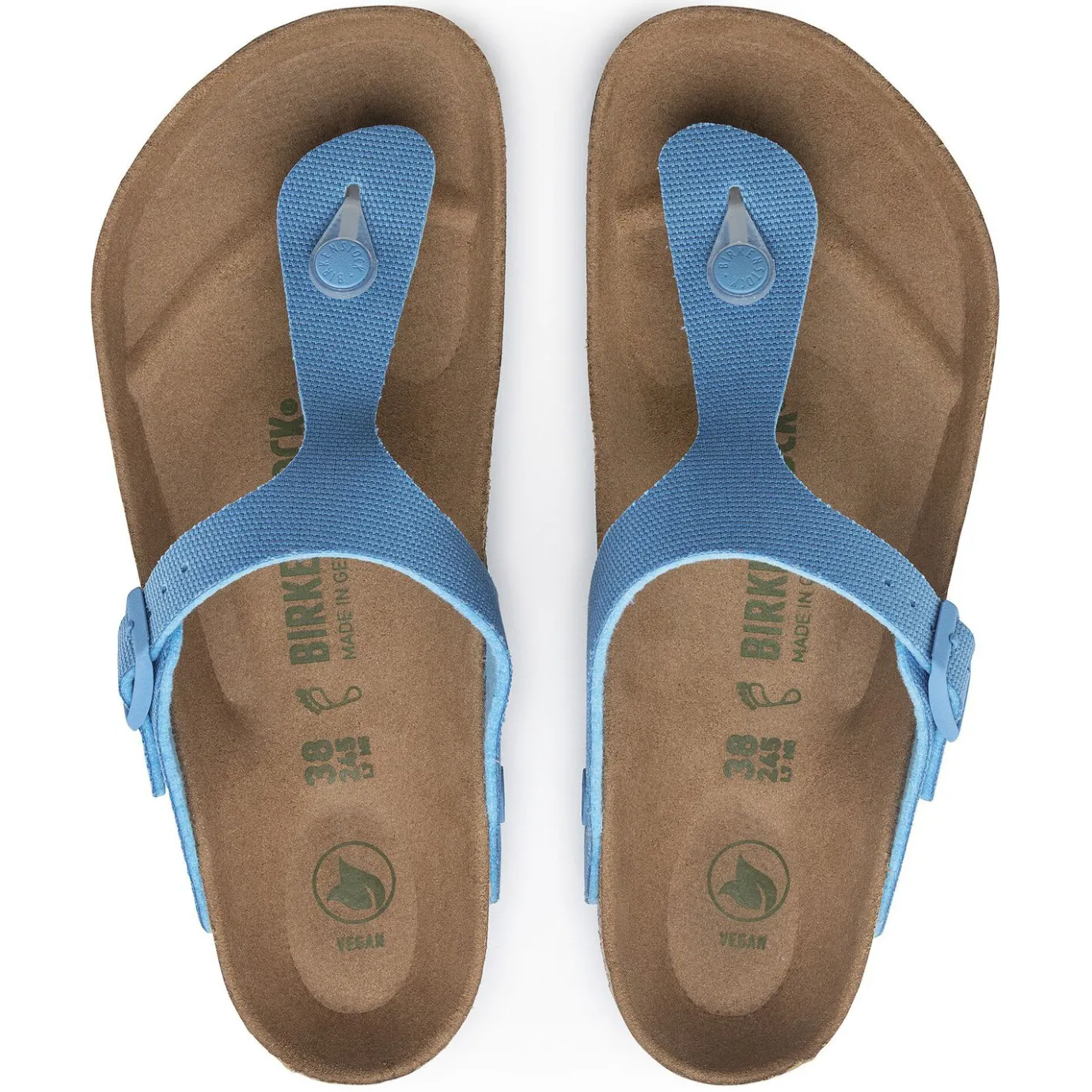 Birkenstock Thong Sandals<Gizeh Vegan Blau