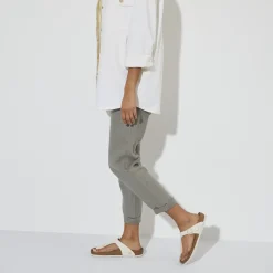 Birkenstock Thong Sandals<Gizeh Vegan Canvas Eggshell