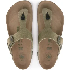 Birkenstock Thong Sandals<Gizeh Vegan Big Buckle Faded Khaki