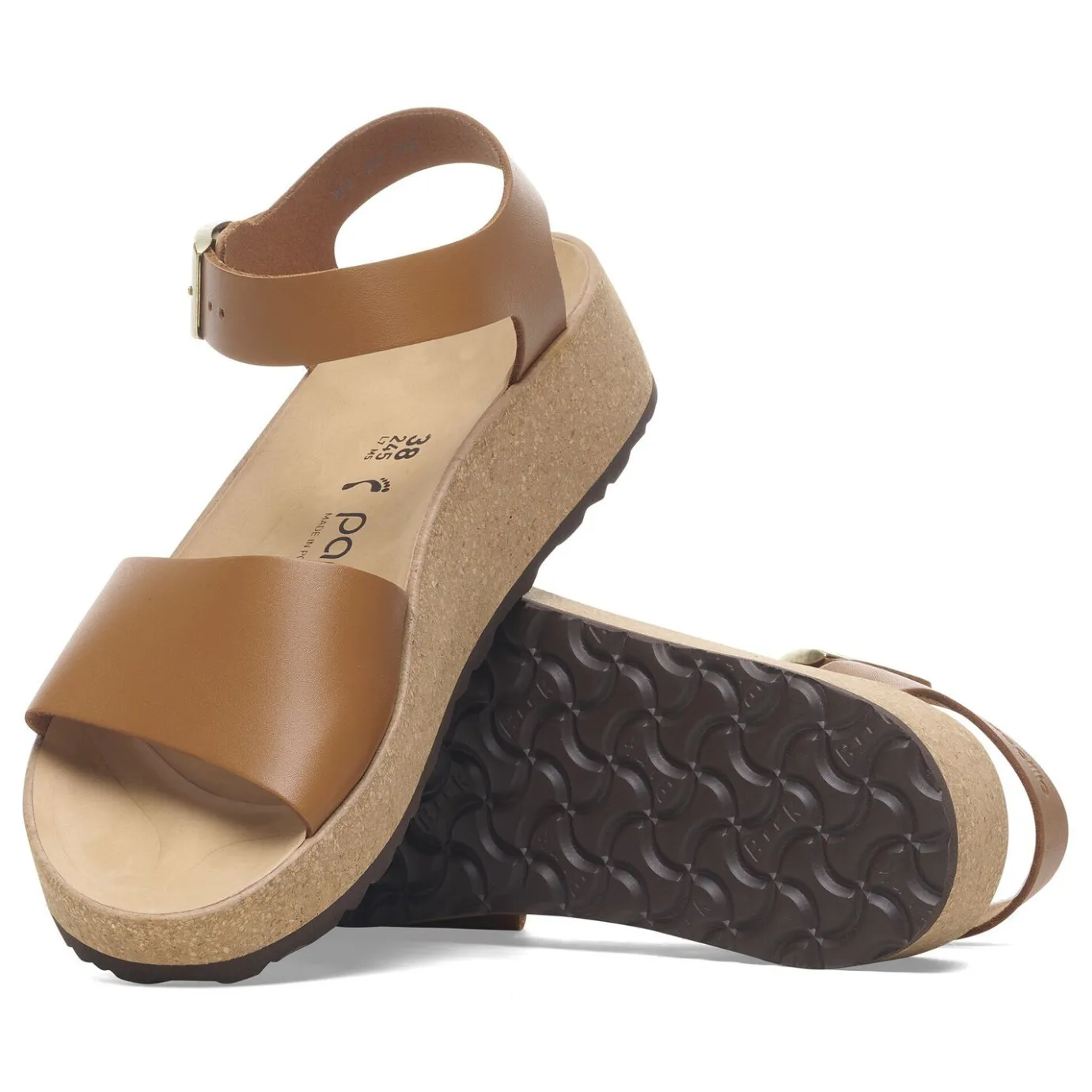 Birkenstock Ankle-Strap Sandals<Glenda Ginger Brown