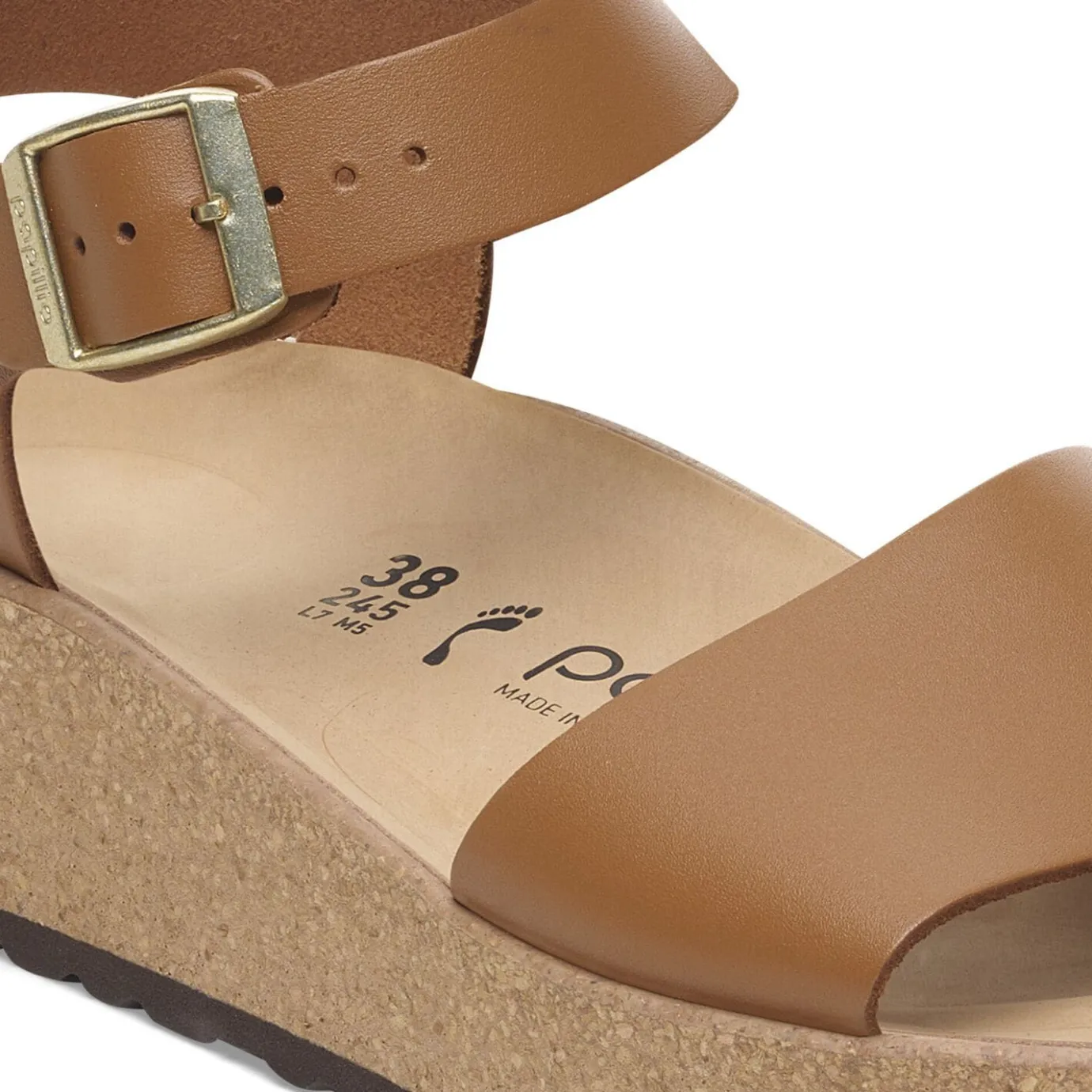 Birkenstock Ankle-Strap Sandals<Glenda Ginger Brown