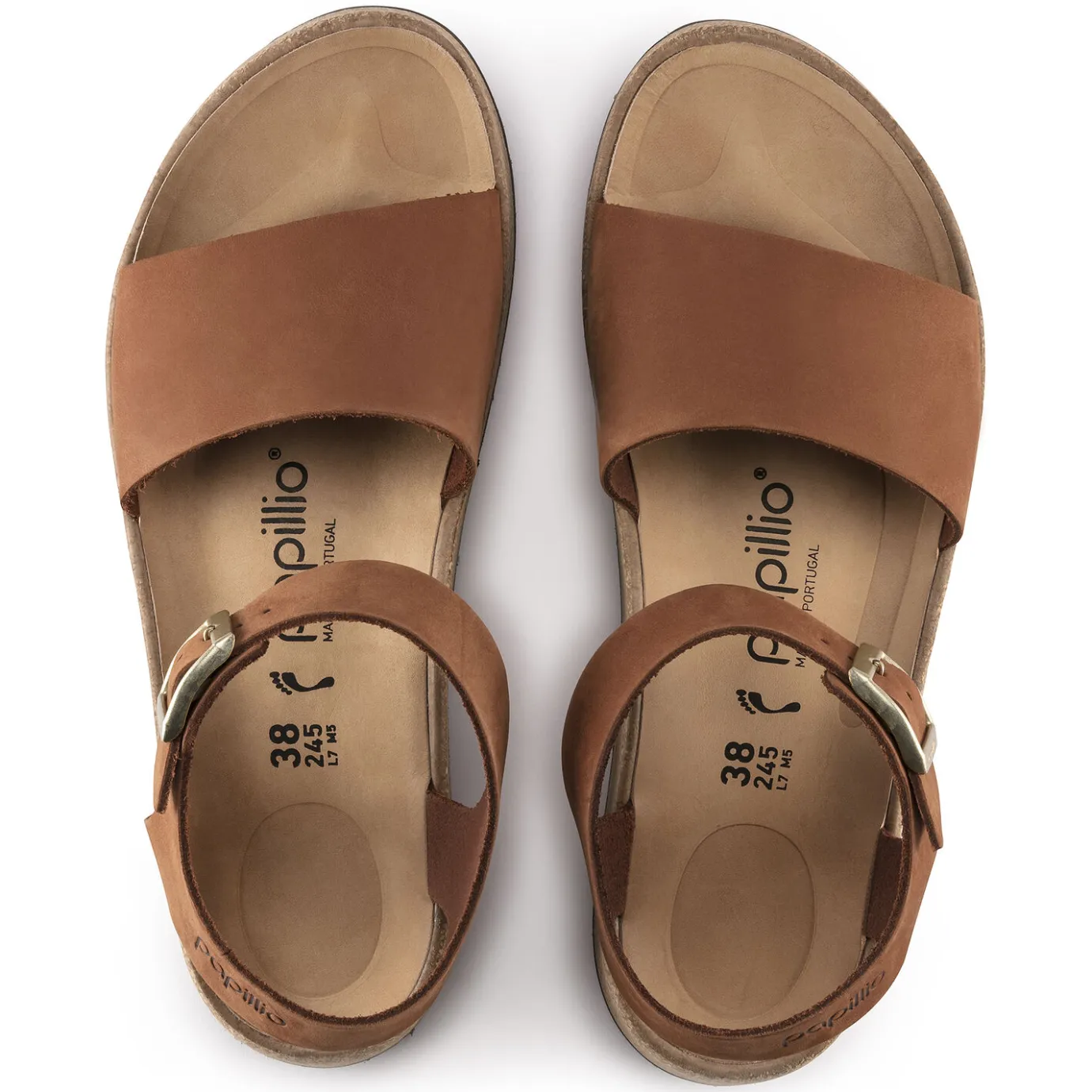 Birkenstock Ankle-Strap Sandals<Glenda Pecan