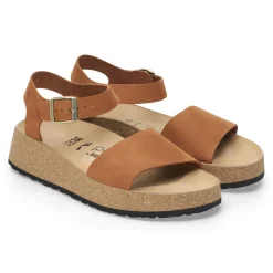 Birkenstock Ankle-Strap Sandals<Glenda Pecan