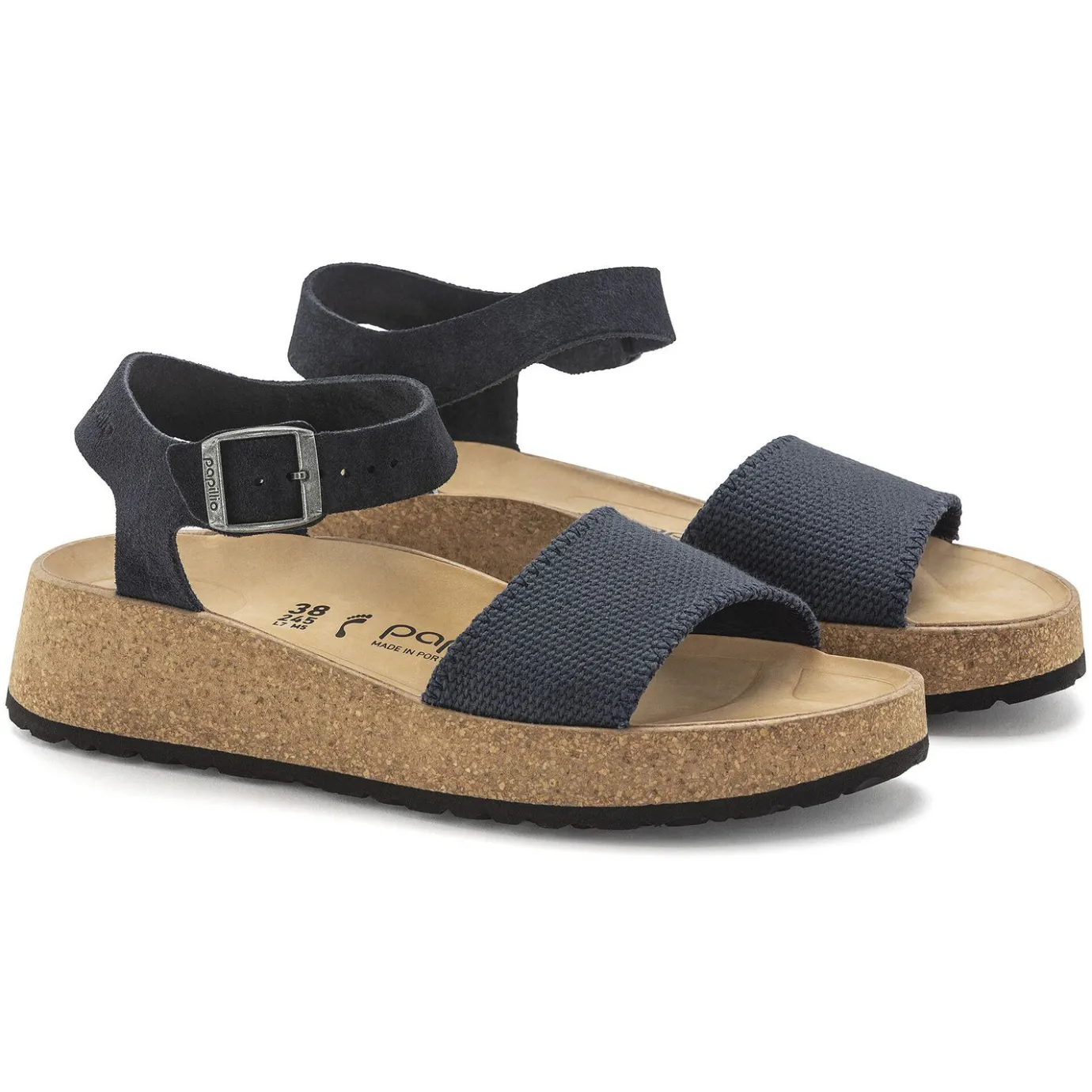 Birkenstock Ankle-Strap Sandals<Glenda Midnight