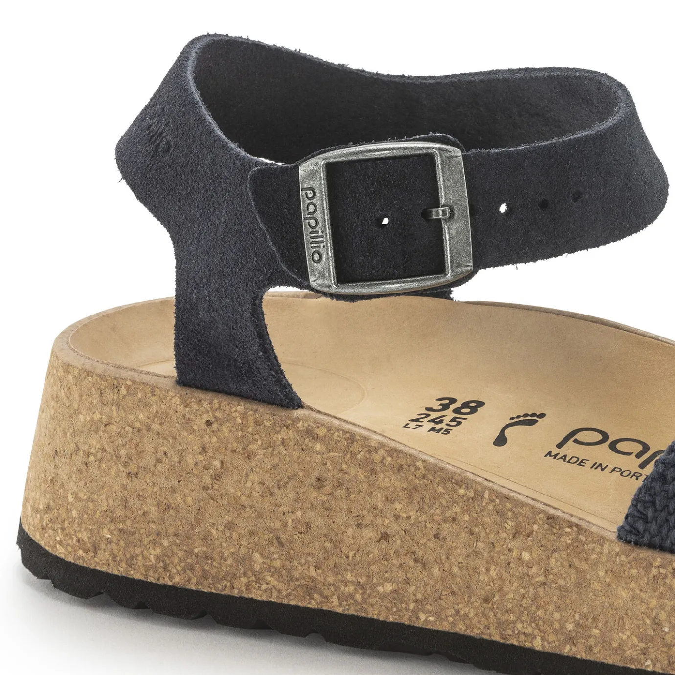 Birkenstock Ankle-Strap Sandals<Glenda Midnight