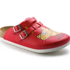 Birkenstock Clogs<Kay Sl Cat Red Background