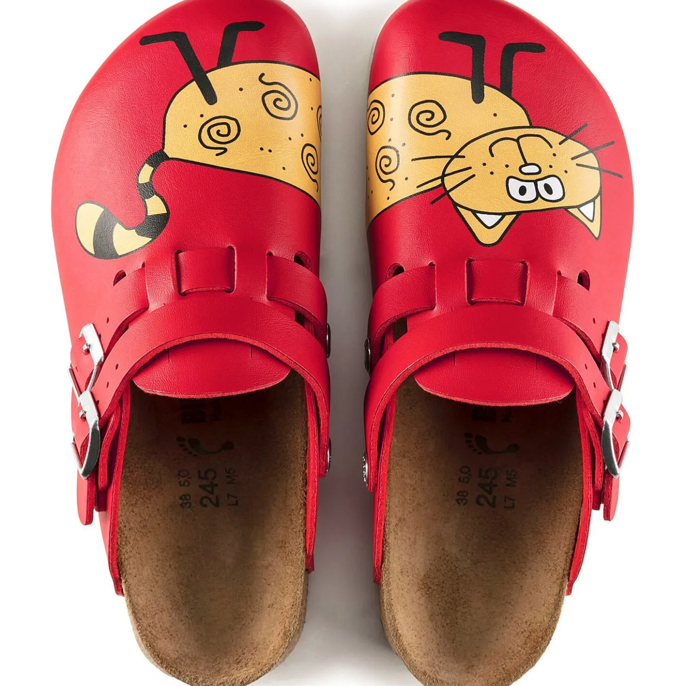 Birkenstock Clogs<Kay Sl Cat Red Background