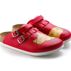 Birkenstock Clogs<Kay Sl Cat Red Background