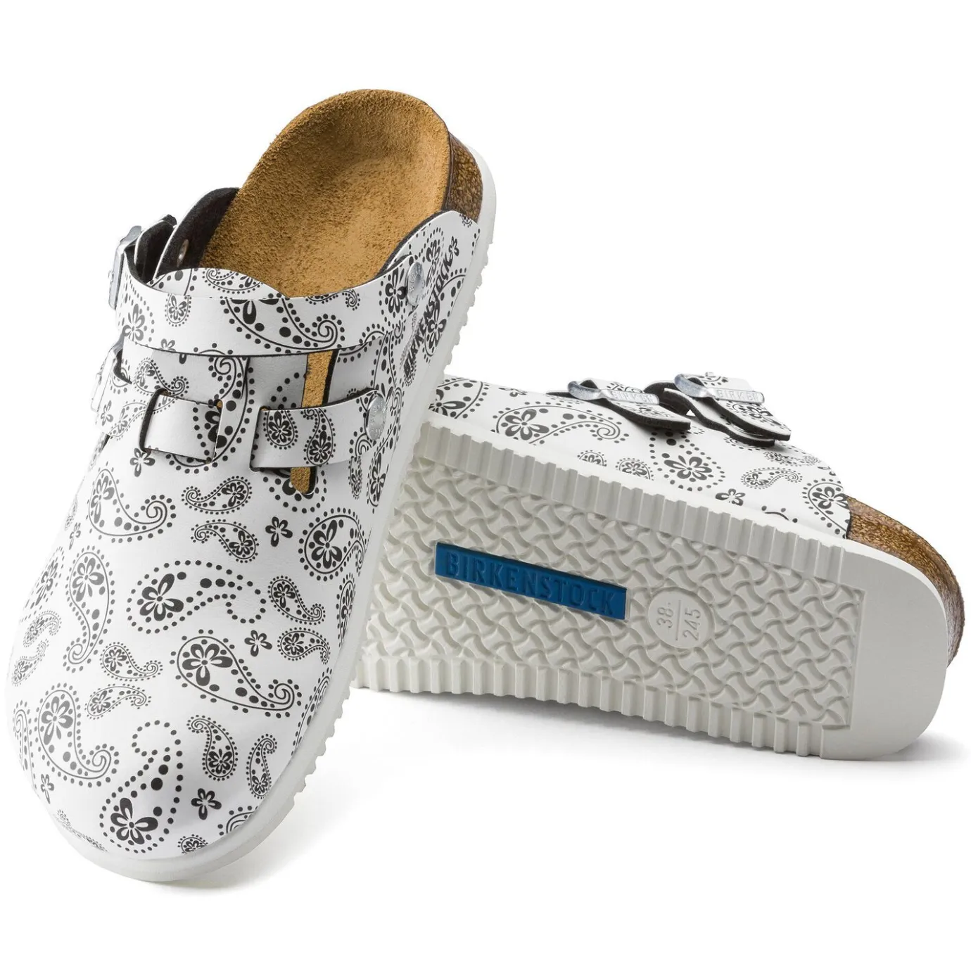 Birkenstock Clogs<Kay Sl Paisley Black/White