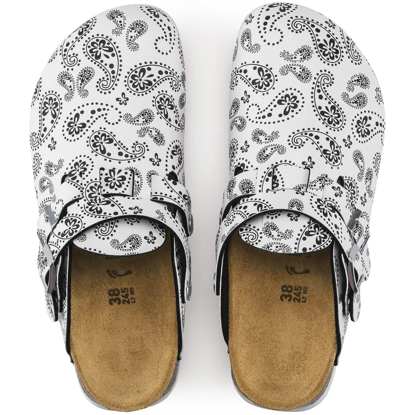 Birkenstock Clogs<Kay Sl Paisley Black/White