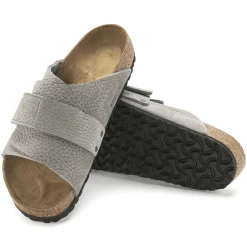 Birkenstock One-Strap Sandals<Kyoto Desert Buck Whale Gray