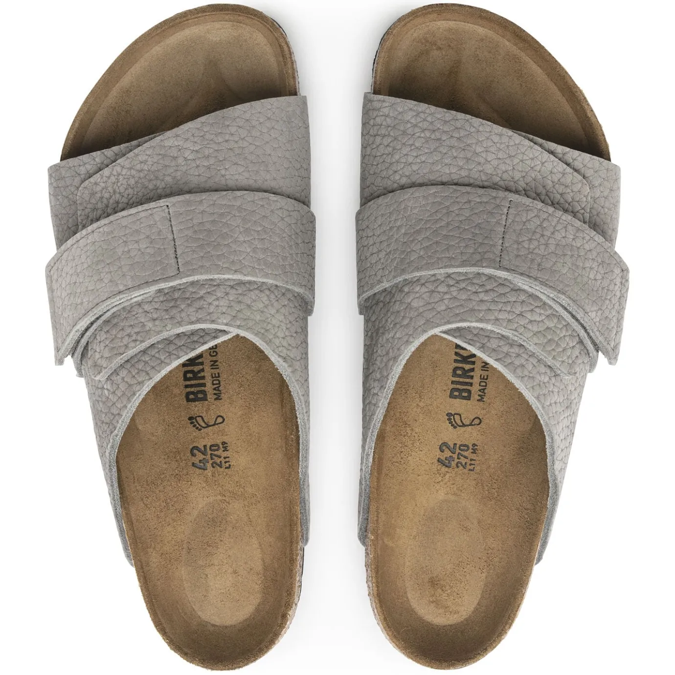 Birkenstock One-Strap Sandals<Kyoto Desert Buck Whale Gray