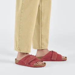 Birkenstock One-Strap Sandals<Kyoto Corduroy Sienna Red