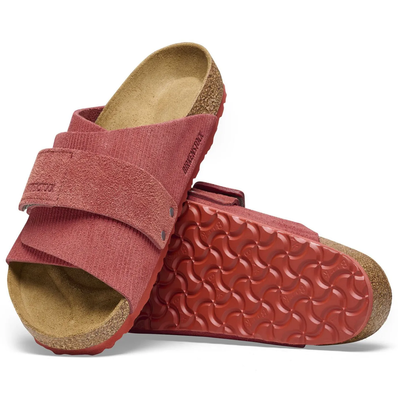 Birkenstock One-Strap Sandals<Kyoto Corduroy Sienna Red