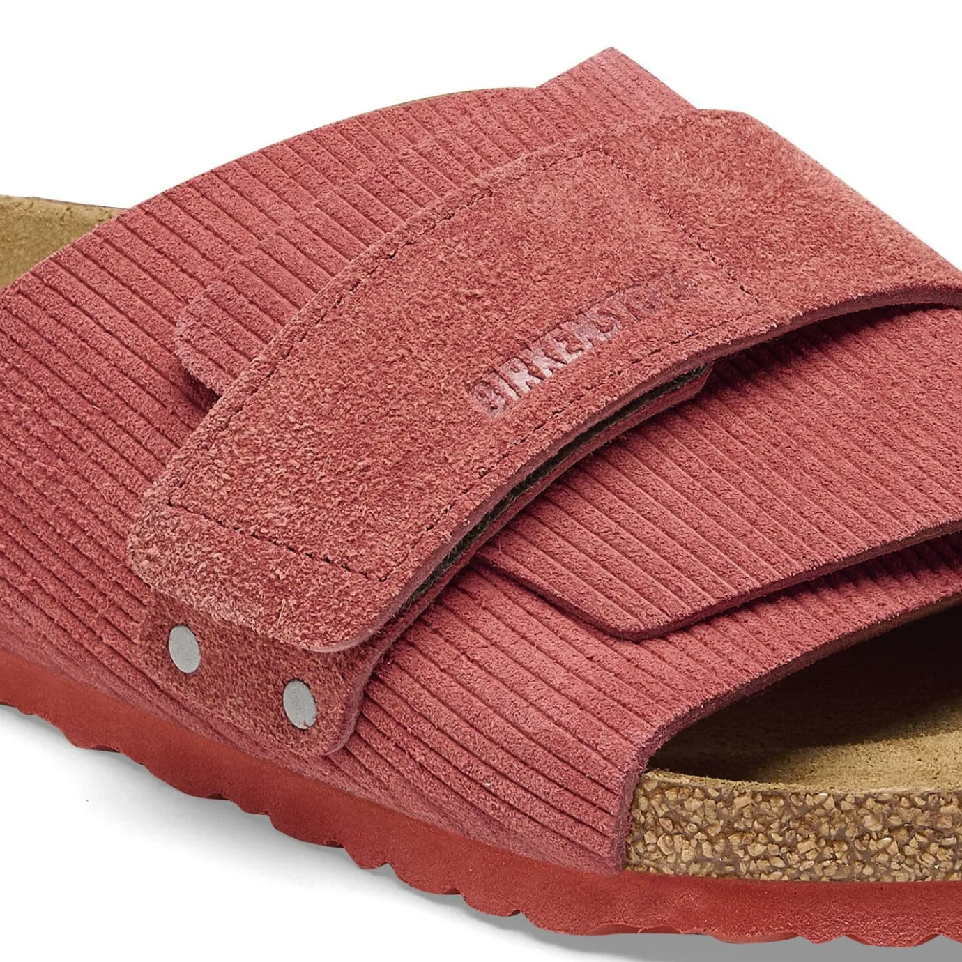 Birkenstock One-Strap Sandals<Kyoto Corduroy Sienna Red