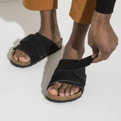 Birkenstock One-Strap Sandals<Kyoto Desert Dust Black