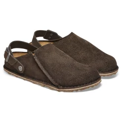 Birkenstock Slippers<Lutry Premium Suede Espresso