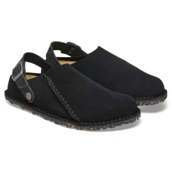 Birkenstock Slippers<Lutry Premium Suede Black
