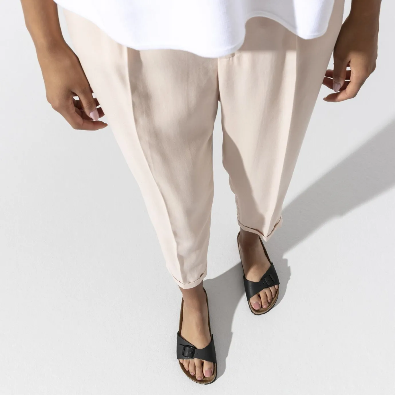 Birkenstock One-Strap Sandals<Madrid Black