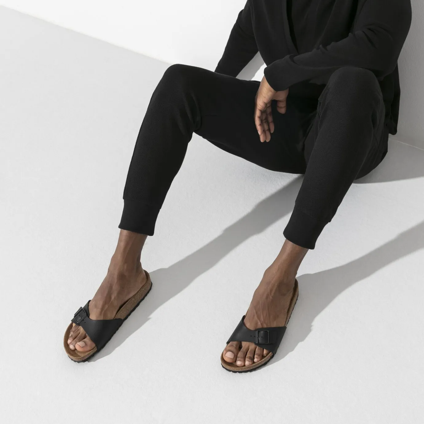 Birkenstock One-Strap Sandals<Madrid Black