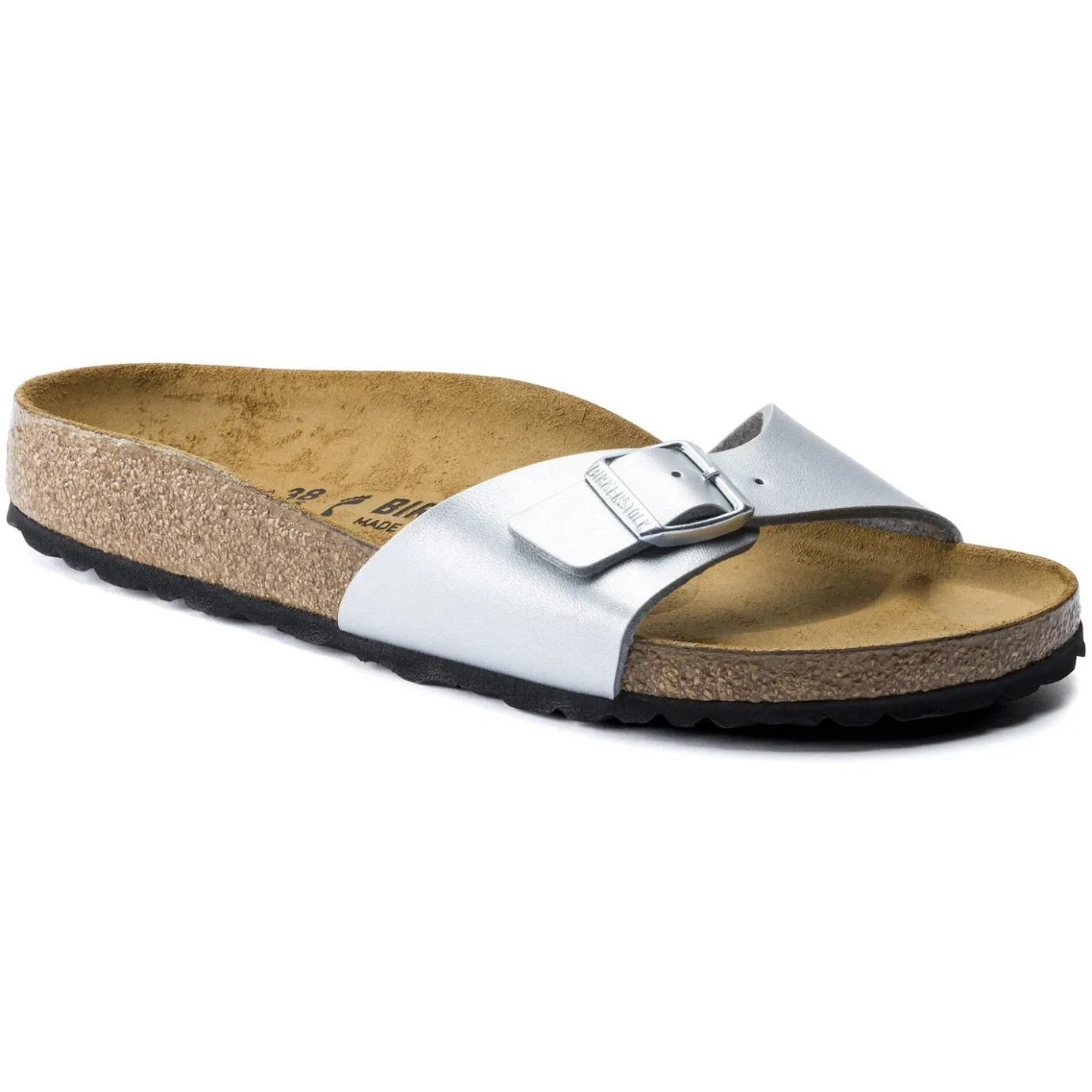 Birkenstock One-Strap Sandals<Madrid Silver