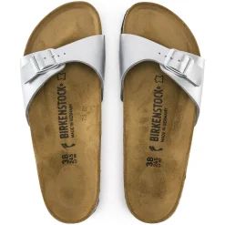 Birkenstock One-Strap Sandals<Madrid Silver