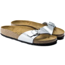 Birkenstock One-Strap Sandals<Madrid Silver