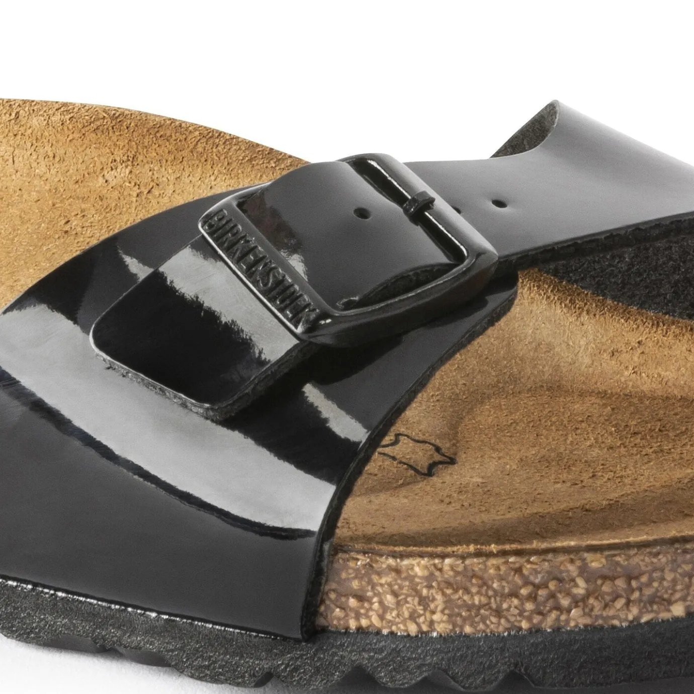 Birkenstock One-Strap Sandals<Madrid Black Patent