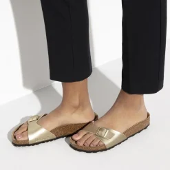 Birkenstock One-Strap Sandals<Madrid Gold